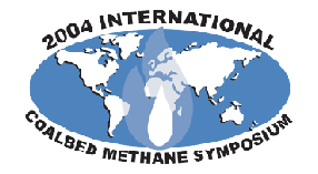2004 International
Coalbed Methane Symposium, Alabama, USA